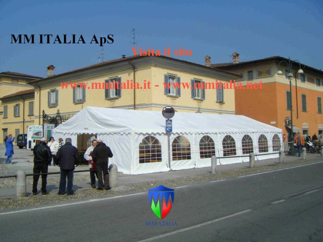 Tendoni per eventi esterni professionali  5 x 10 x 2,6 mt. pvc  Ignif. a Chieti - Foto 9