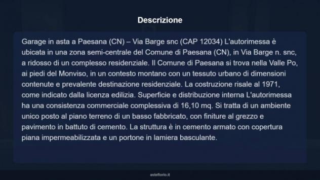 Immobile in asta di 15 m² in vendita a Paesana - Foto 5