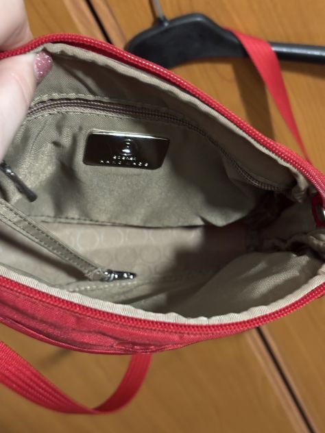 BORSA NUOVA A TRACOLLA VINTAGE DA DONNA FIRMATA ORIGINALE BOGNER IN NYLON - Foto 6