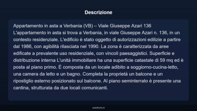 Immobile in asta di 59 m² in vendita a Verbania - Foto 16