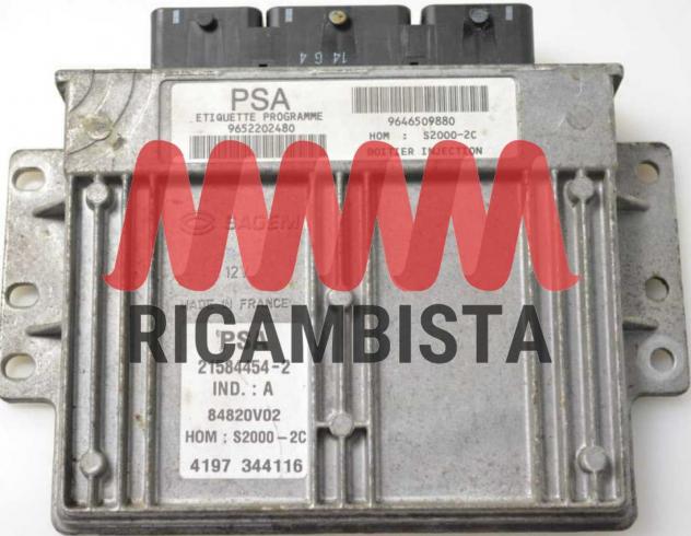 9646509880 9652202480 Citroen Xsara 1.4 centralina motore Sagem