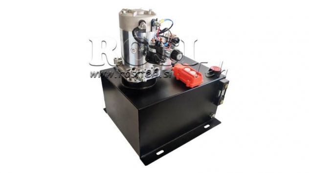 -MINI AGGREGATO IDRAULICO 12V DC - 1,6kW = 2,1cc - 25 litri - bidirezionale