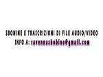 Trascrivo file audio e video