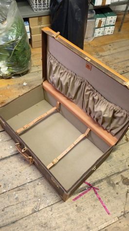 Valigia Rigida Vintage ETRO Milano – Tessuto Paisley e Cuoio (Artigianale) - Foto 3