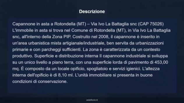 Immobile in asta di 453 m² in vendita a Rotondella - Foto 4