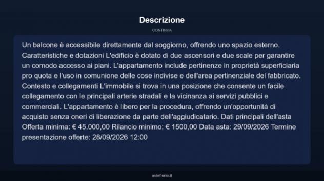 Immobile in asta di 122 m² in vendita a Taranto - Foto 6