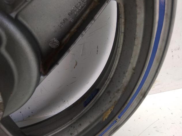 KAWASAKI ZZR H12 H13 250 CERCHIO RUOTA POSTERIORE 17 X 3.50 2001 2002 EX250HHA - Foto 4