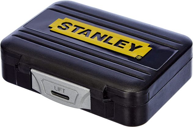 STANLEY Set 61pz inserti 25mm con porta inserti magnetico a sgancio veloce NUOVO - Foto 3