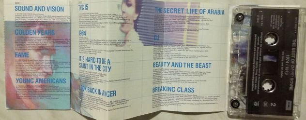 Musicassetta The Best Of David Bowie 1974/1979 Etichetta:EMI 7243 4 94300 4 4 - Foto 2
