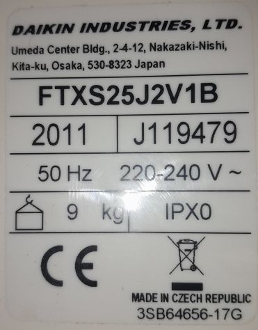 Condizionatore Aria Daikin 2 split da 9.000 BTU più motore unità esterna - Foto 6
