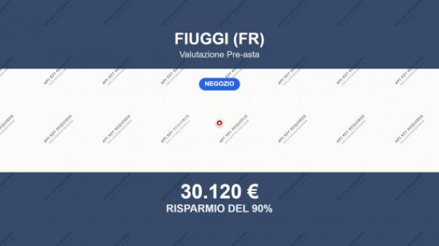 Immobile in asta di 253 m² in vendita a Fiuggi