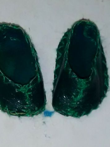 Lotto di 2 vestitini per bambole vintage anni 60 + intimo e scarpe - Foto 9