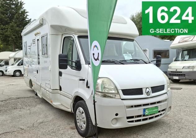 CAMPER ARCA RENAULT SEMINTEGRALE SEMIDINETTE LETTO FRANCESE CLIMATIZZATORE FOTOVOLTAICO CAMPEGGIO USATI GENERALI 1624 - Foto 2