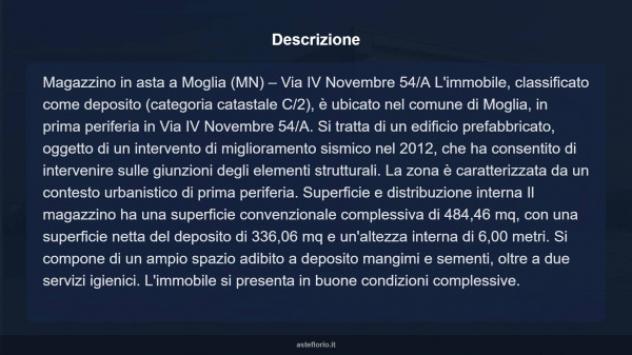 Immobile in asta di 485 m² in vendita a Moglia - Foto 6
