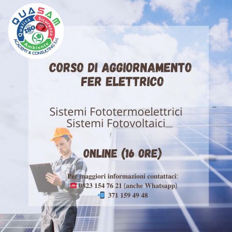 Aggiornamento FER Elettrico e FER Termoidraulico (ONLINE) con CFP Ingegneri - Foto 2