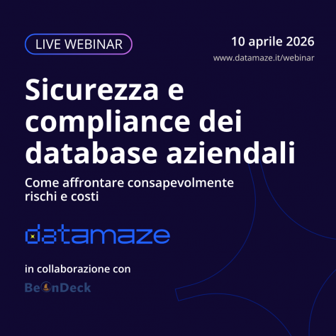 Webinar Sicurezza e compliance dei database aziendali