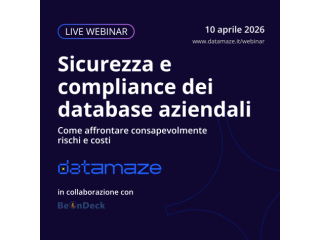 Webinar Sicurezza e compliance dei database aziendali