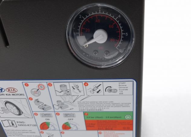 COMPRESSORE GONFIAGGIO RUOTE HYUNDAI i10 1° Serie 52933-K7120 (0711) - Foto 8