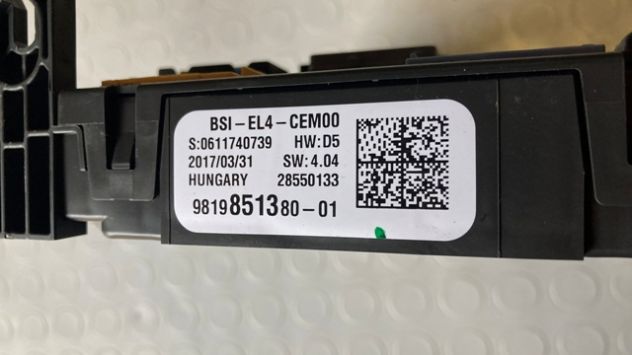 Body computer Citroen C4 Gran Picasso 1.6HDI del 2017 (9819851380) - Foto 3