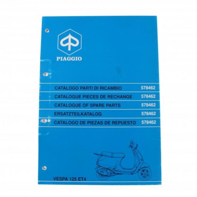 Catalogo parti di ricambio Piaggio Vespa 125 ET4