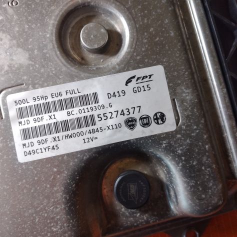 Centralina Motore Fiat 500L 1.3 Multijet Anno 2016 Originale Codice 55274377 - Foto 7