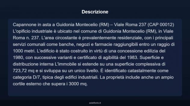 Immobile in asta di 723 m² in vendita a Guidonia Montecelio - Foto 3