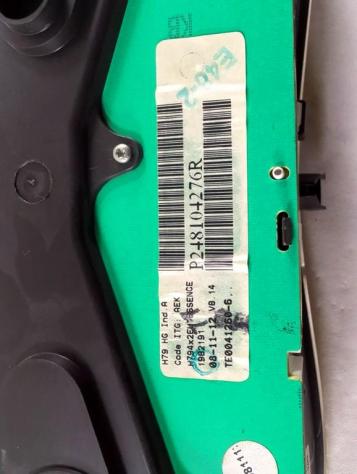 248104276R QUADRO STRUMENTI CONTACHILOMETRI DACIA DUSTER 1.6 G 77KW 5M 5P (2013) RICAMBIO USATO - Foto 5