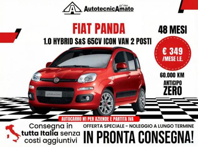 FIAT Panda 1.0 S&S Hybrid Icon Van 2 posti rif. 23295137