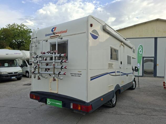 CAMPER CI DUCATO MANSARDATO 7 POSTI DOPPIA DINETTE LETTI CASTELLO FOTOVOLTAICO PORTABICI CAMPEGGIO USATI GENERALI 1781 - Foto 4