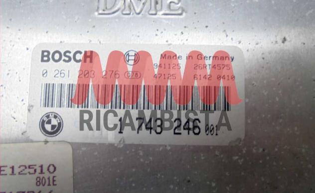 0261203276 BMW E36 316i centralina motore Bosch - Foto 2