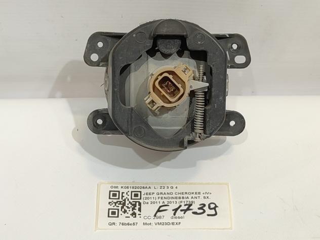 FENDINEBBIA ANTERIORE SX JEEP Grand Cherokee 4° Serie K05182026AA VM23D/EXF (1121) - Foto 2