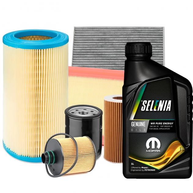 Kit Tagliando + Olio Selenia 5w30 FIAT GRANDE PUNTO 1.3 MULTIJET