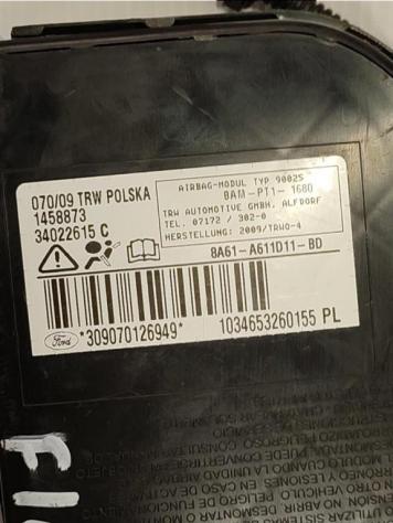 AIRBAG SEDILE SINISTRO FORD Fiesta 6° Serie 8A61-A611D11-BD (0817) - Foto 2