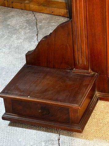 SPECCHIERA ANTICA CON CASSETTINI, IN LEGNO - Foto 3