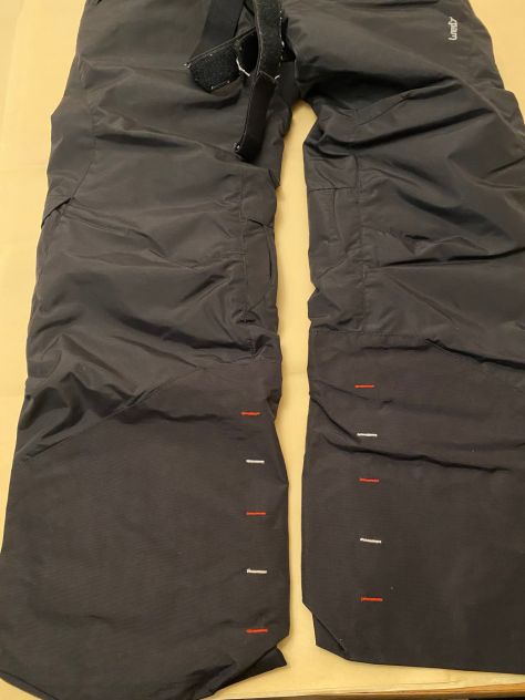 Pantaloni da sci ragazzo 1012 anni neri in ottime condizioni - Foto 3