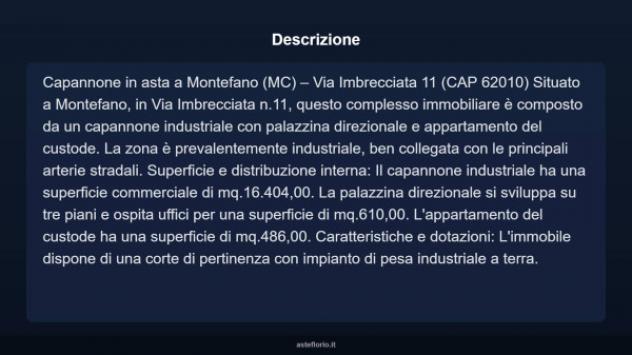 Immobile in asta di 16404 m² in vendita a Montefano - Foto 9
