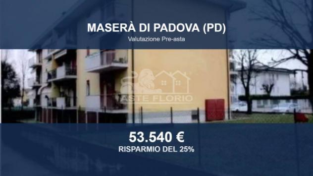 Immobile in asta di 83 m², box auto in vendita a Maserà di Padova