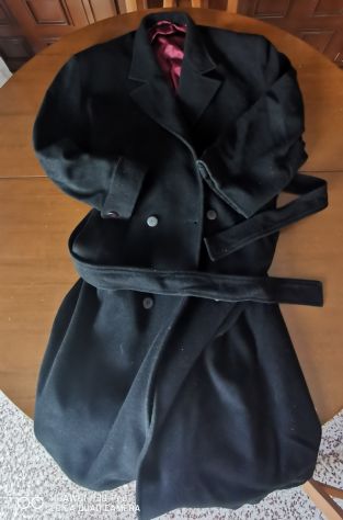CAPPOTTO IN LANA NERO - Foto 2