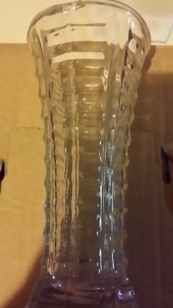 vaso vetro fiori vintage d'epoca - Foto 2