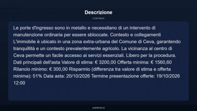 Immobile in asta di 36 m² in vendita a Ceva - Foto 7
