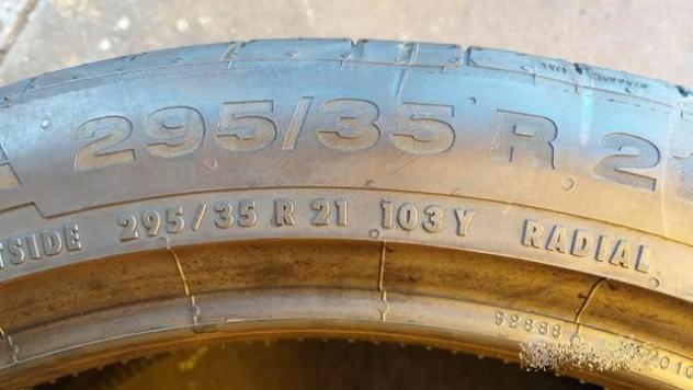 2 gomme 295 35 21 continental a93 - Foto 7