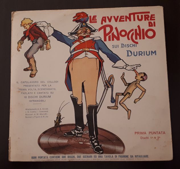 LE AVVENTURE DI PINOCCHIO SUI DISCHI DURIUM 1933, completo su 18 dischi. - Foto 3