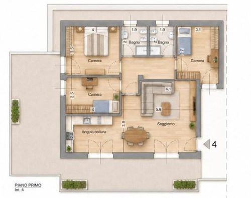 Rif. 2104 A – Chiavari sulla prima collina in via Rialto – Vista Mare completa - Foto 4