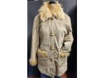 Cappotto eco montone beije