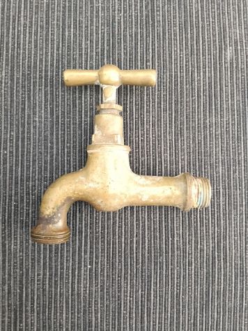 Rubinetto antico in ottone - Foto 5