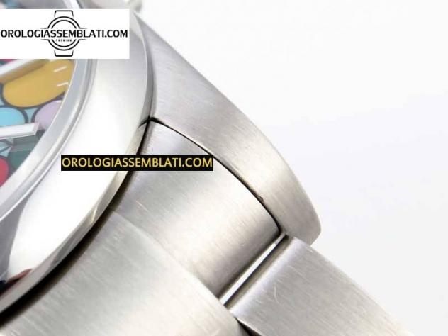 REPLICA Rolex OYSTER PERPETUAL 36MM 126000 BEST EDITION 904L STEEL BUBBLE DIAL ON SS BRACELET A2824 - Foto 7