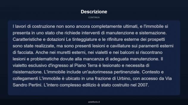 Immobile in asta di 62 m², box auto in vendita a Urbino - Foto 6