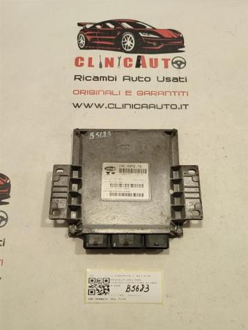 CENTRALINA MOTORE PEUGEOT 206 1° Serie 9643707380 IAW48P276 TU3A benzina 1360 (9803)