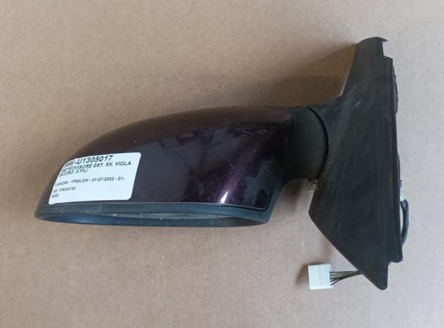 RETROVISORE EST. SX. VIOLA SCURO. 5 FILI 999-U1305017 Vetri e Retrovisori  Cristalli  Retrovisori  Retrovisore LANCIA - YPSILON - 01-07-2003 - 01-12-2