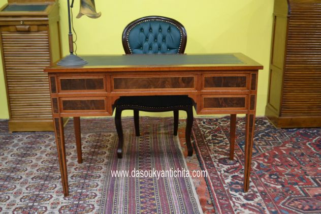 Scrivania da centro cm. 120 cm. stile Luigi XVI - Foto 9